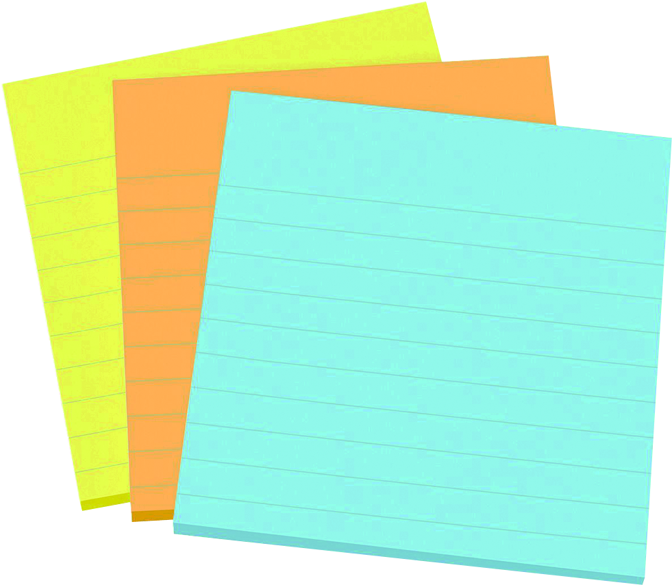 Post-it Clipart Yellow Notepad - Sticky Note Transparent Pad (1000x881), Png Download