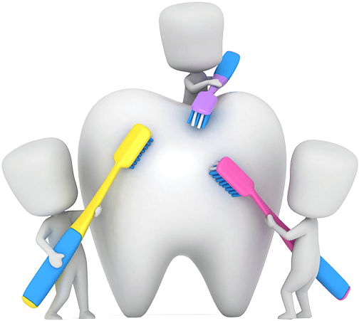 Kids Dentists Houston - Powerpoint Template Teeth (504x451), Png Download