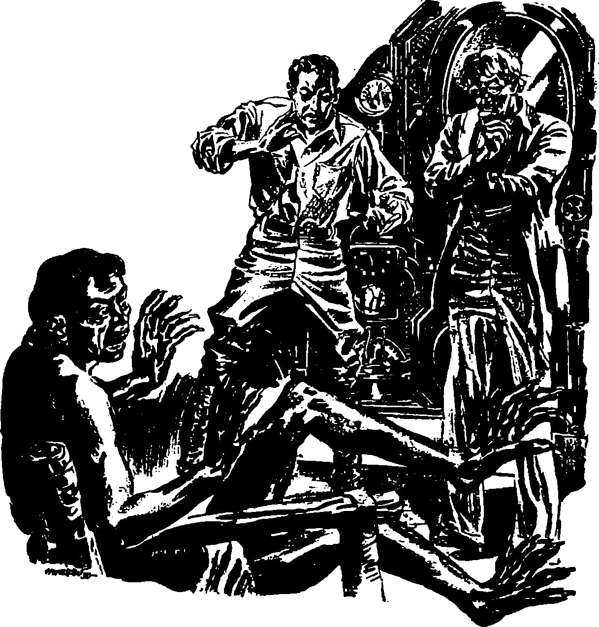 Astounding Stories Of Super Science - Drawing (1217x1275), Png Download