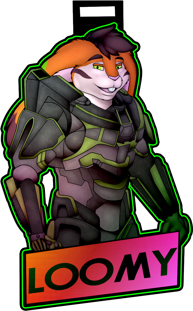 Master Chief Loomy - Cartoon (953x1320), Png Download