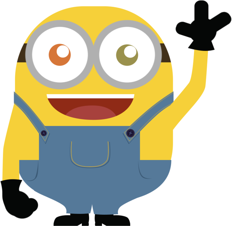 Front View By Tsand On Deviantart - Minion Bob Vector (1024x1223), Png Download