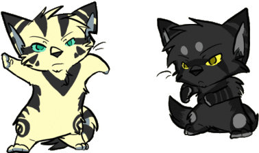 Warrior Cats - Longtail Warrior Cat Darkstripe (500x250), Png Download