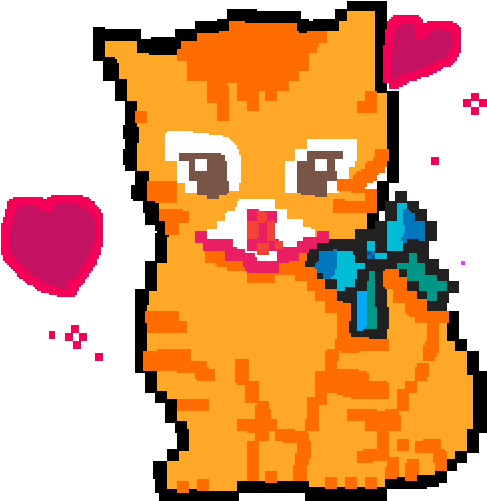 Cat Gif - Cartoon (500x500), Png Download