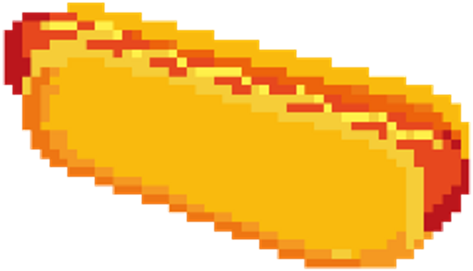 Hotdog Pixel (1024x1024), Png Download