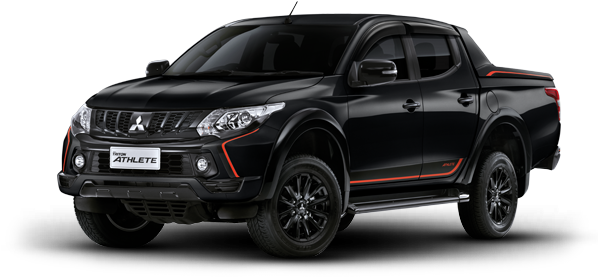 Black - Mitsubishi Triton Black 2018 (600x300), Png Download
