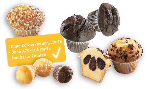 Our Wide Product Range Varies From Mini To Xxl Sizes - Muffin (500x300), Png Download