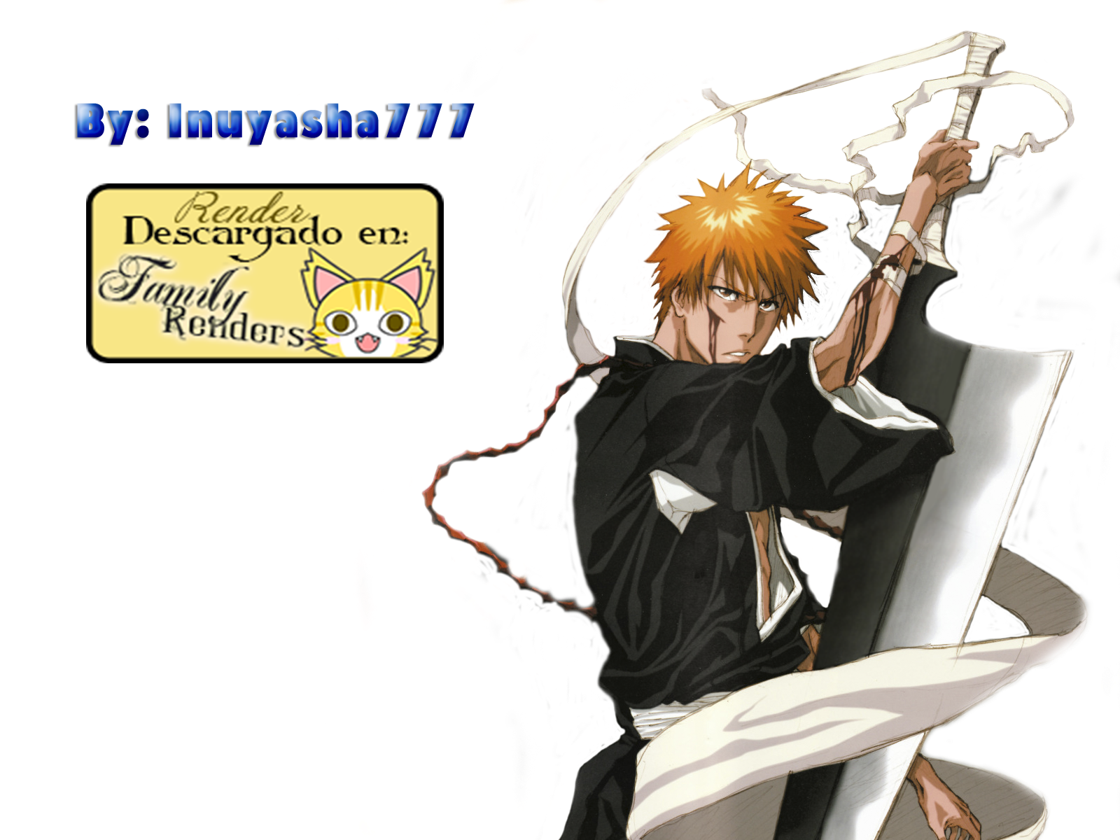 Download Transparent Bleach Cosplay Kurosaki Ichigo Bankai Full Hollow