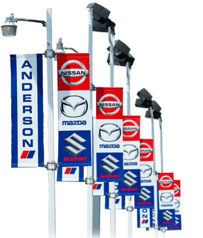Street Sign Pole Png Calefra Street Pole Advertising - Mazda Cx-9 2007-2009 Kicker Factory 5x7 6x8 Coaxial (450x478), Png Download