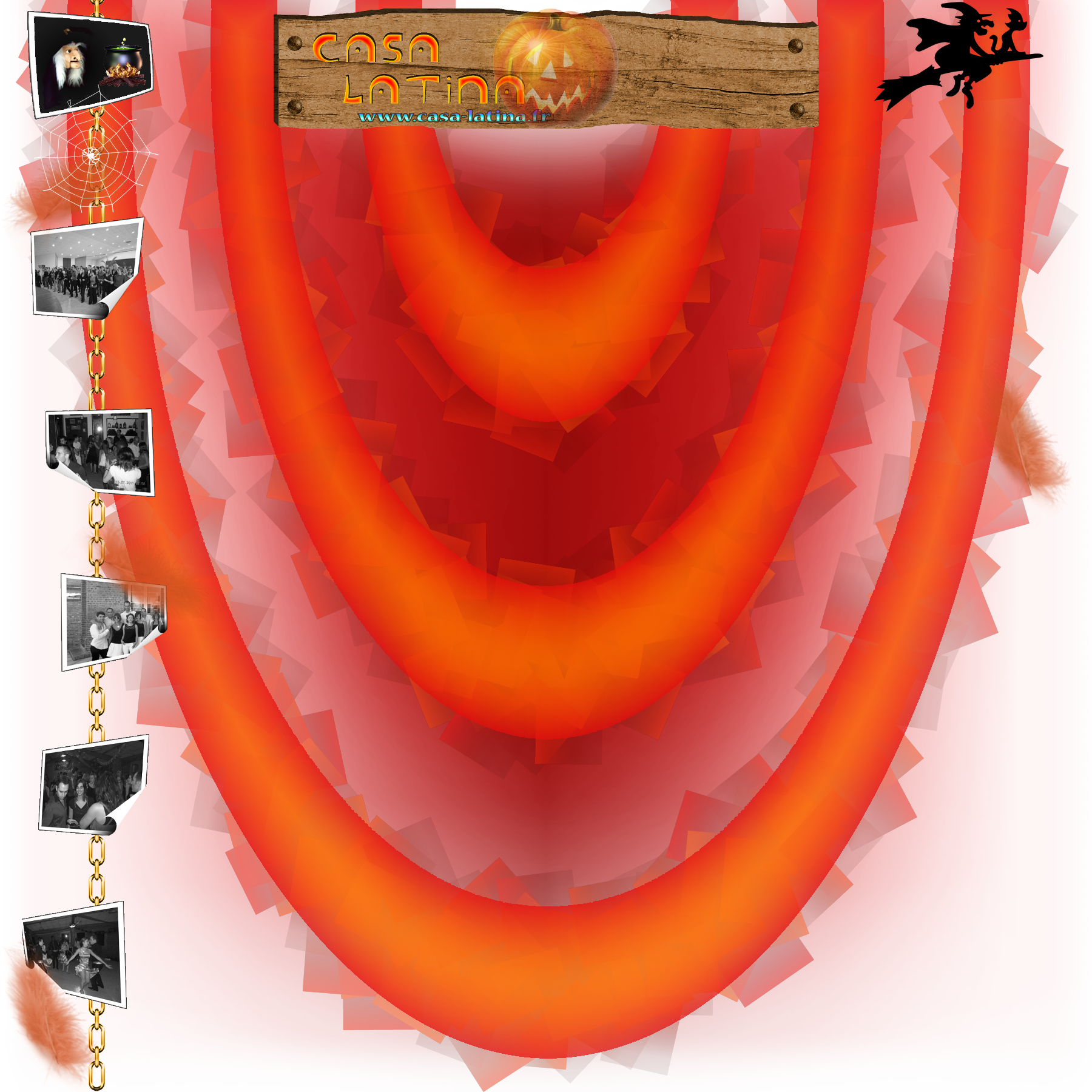 Arrière Plan Haloween - Chat D Halloween (1800x1800), Png Download