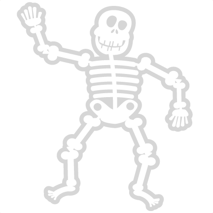 Skeleton Svg Cut File Halloween Svg Cut Files Halloweeen - Halloween Costume Shirt Skeleton Waves Hand Cute Halloween (432x432), Png Download