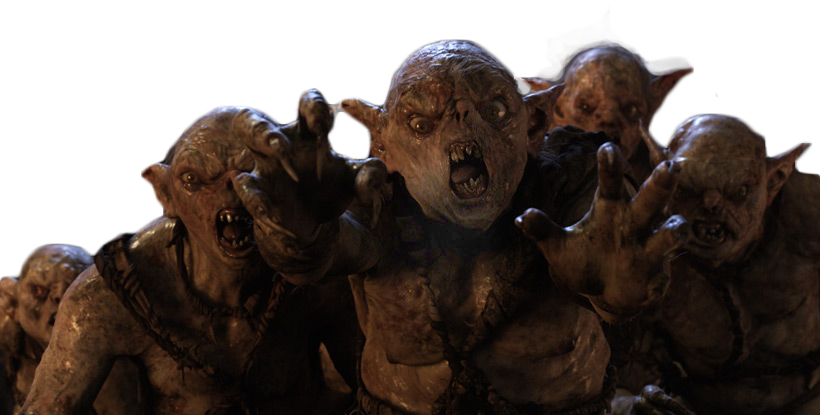 He Shouted And Fell - Moon Letters Hobbit (820x415), Png Download