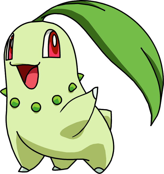 24 Kb Png - Pokemon Chikorita (684x724), Png Download