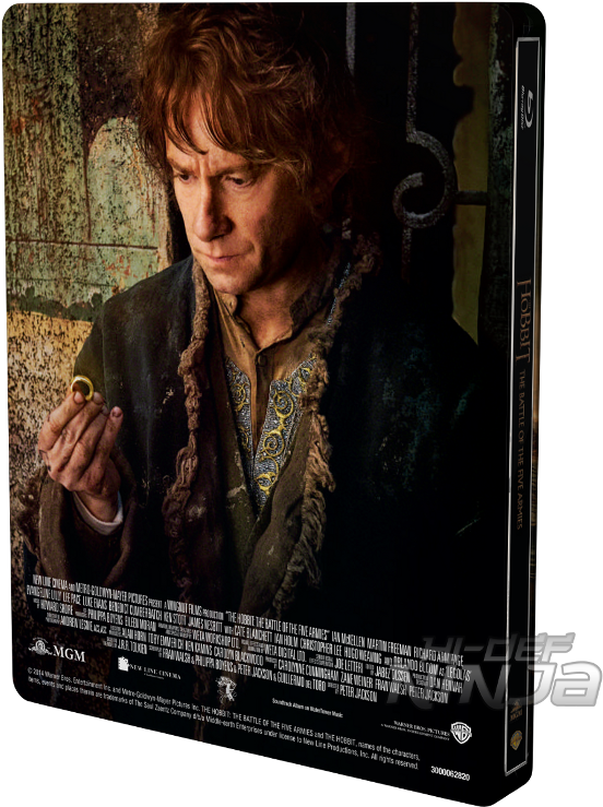 As The Inside/backside Is The Same At All The Releases - Battle Of Five Armies Extended Edition Steelbook (800x800), Png Download