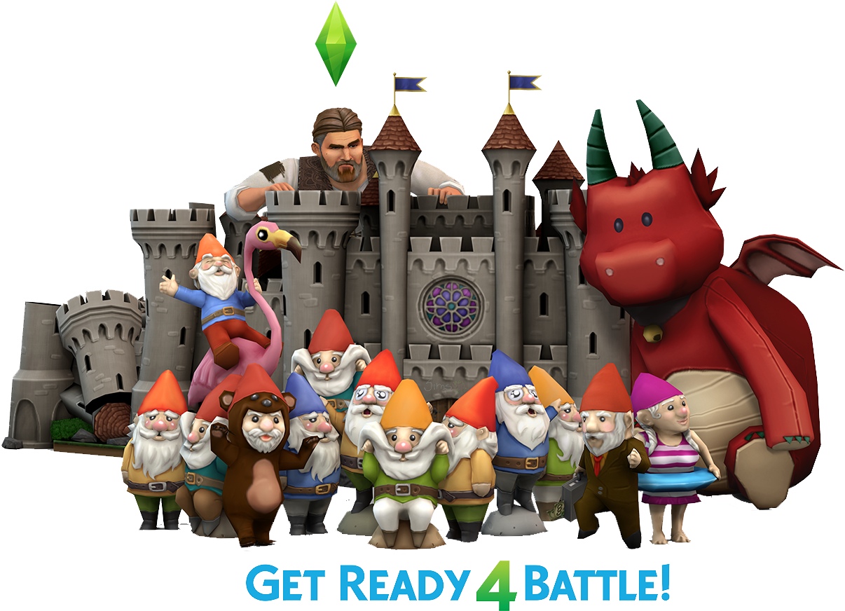 Hobbit - Sim 4 Gnome (1262x919), Png Download
