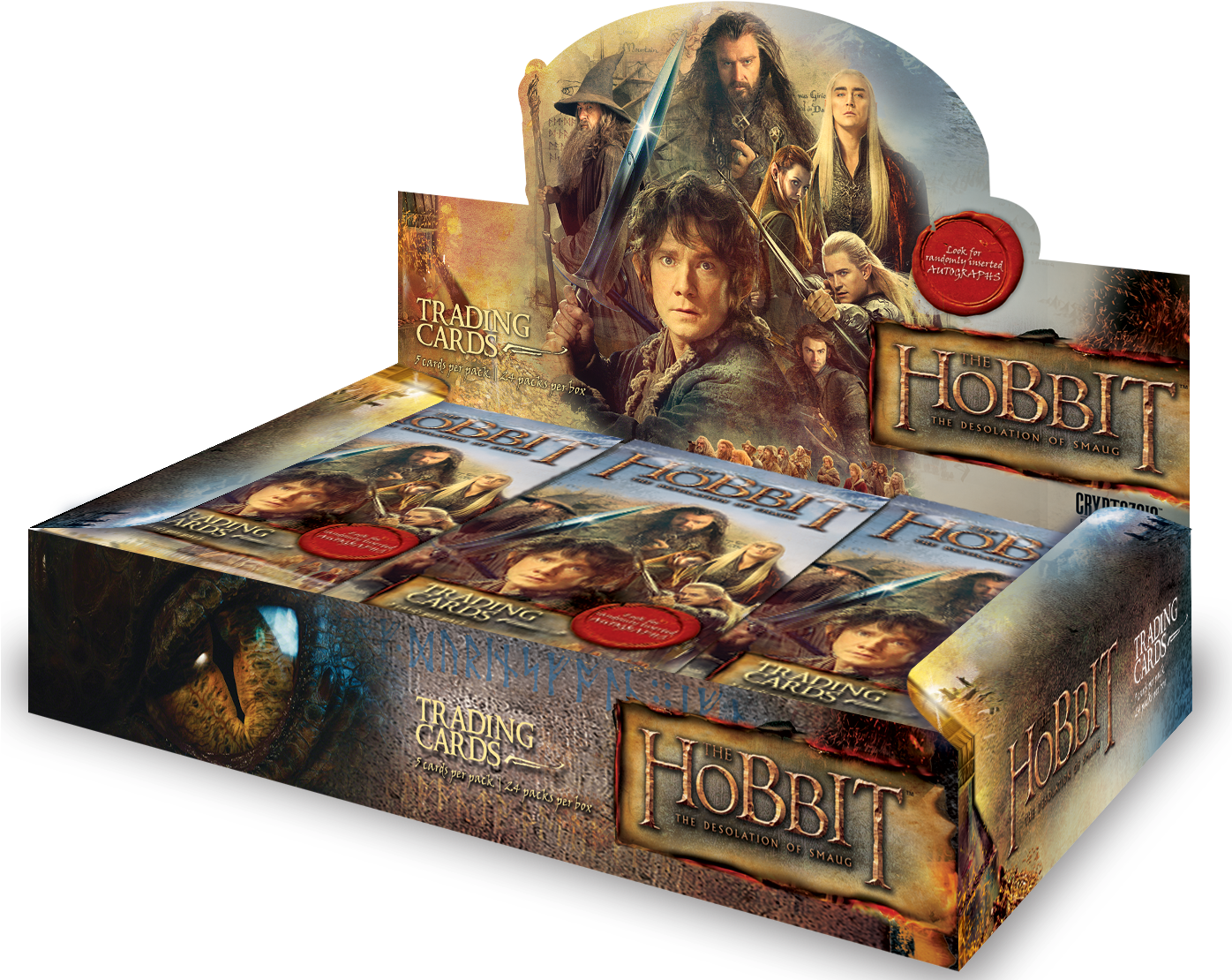 The Desolation Of Smaug Continues The Story With Vivid - Cryptozoic Entertainment Hobbit Desolation Of Smaug (1395x1127), Png Download