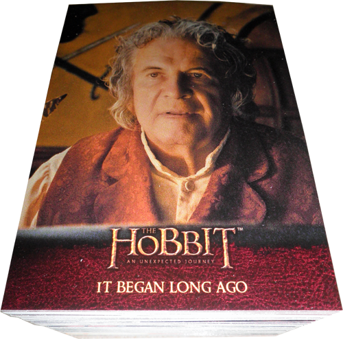 An Unexpected Journey Trading Card Set Features Images - Hobbit An Unexpected Journey (500x494), Png Download