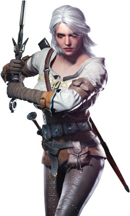 Witcher Png - Siri The Witcher 3 (700x437), Png Download