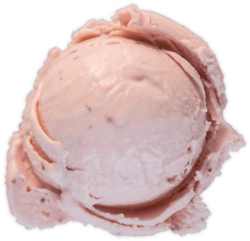 Strawberry - Strawberry Ice Cream Flavors Png (910x810), Png Download