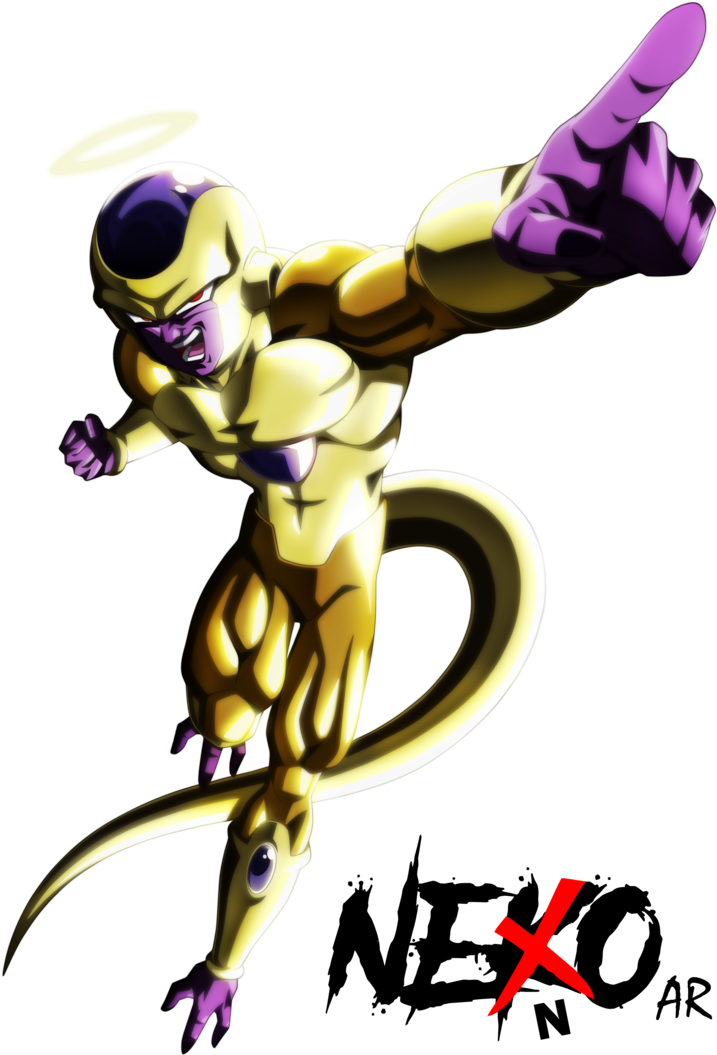 Golden Freezer By Nekoar - Golden Freezer Nekoar (748x1069), Png Download