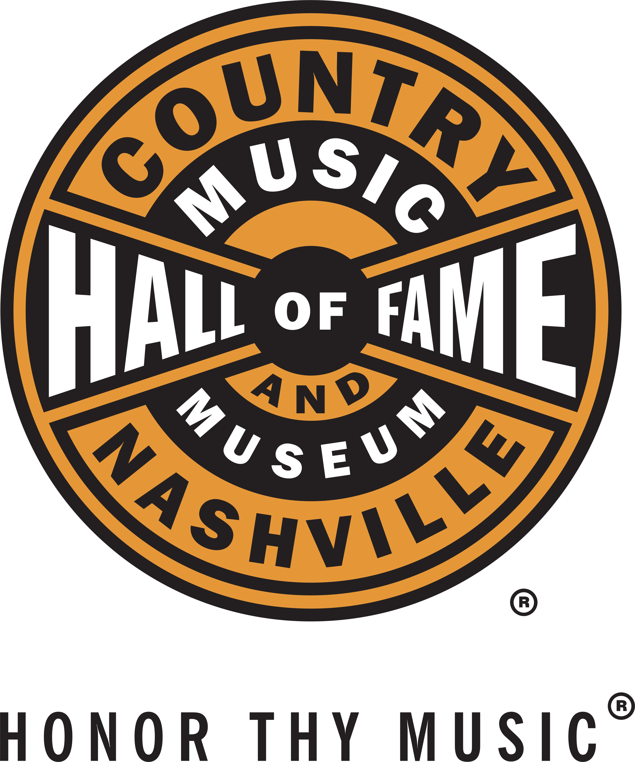 Country Music Hall Of Fame And Museum Logo Png Transparent - Country Music Hall Of Fame And Museum [book] (2400x2878), Png Download