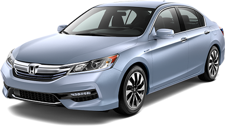 36 Pm 170763 Cr Exl 34front 6/12/2016 - 2017 Honda Accord Hybrid White (550x450), Png Download
