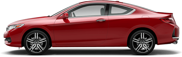 Touring 6-speed Automatic - Accord Coupe Red 2017 (640x240), Png Download