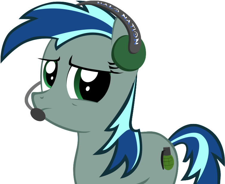 Halo Nation Chat Pony - Cartoon (1024x724), Png Download