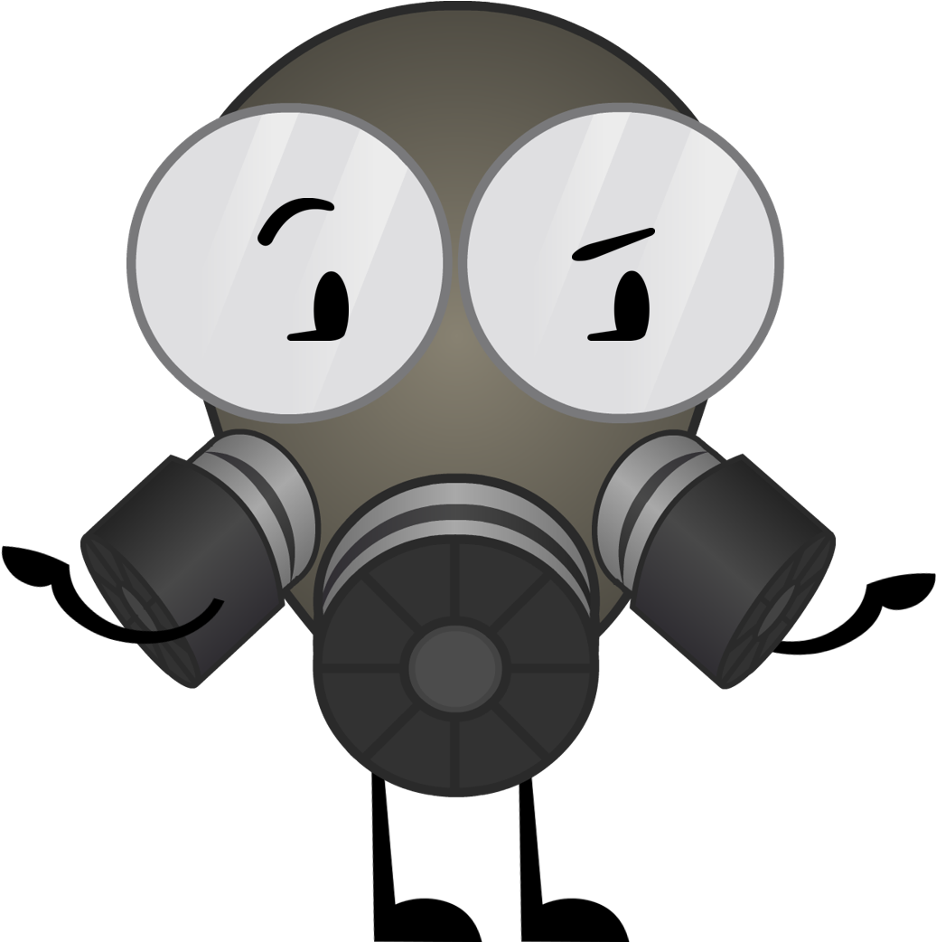 Gas Mask Pose 5-2017 (1062x1041), Png Download