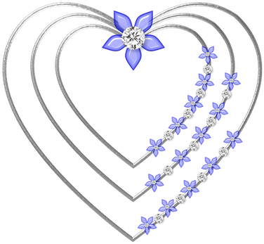 Hearts Graphic Animated Gif - Delphinium (400x357), Png Download