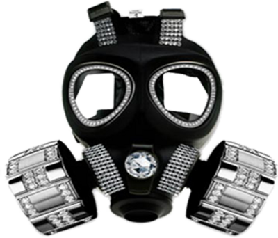 Photo Gasmask Png Gas Mask Png - Toxic Gas Mask Png (400x342), Png Download