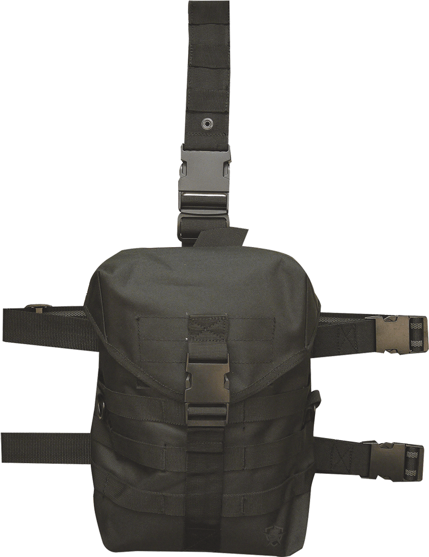 Dlg-5s Drop Leg Gas Mask Carrier - Tru-spec Dlg-5s Drop Leg Gas Mask Carrier (900x1174), Png Download