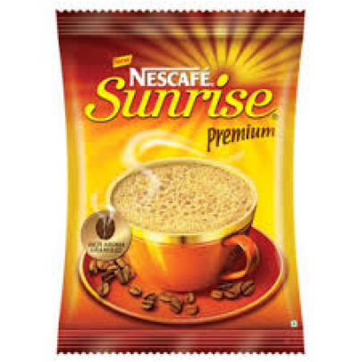 Premium Coffee, 50 Gm Pouch - Nescafe Sunrise Premium 50 Gm (500x404), Png Download