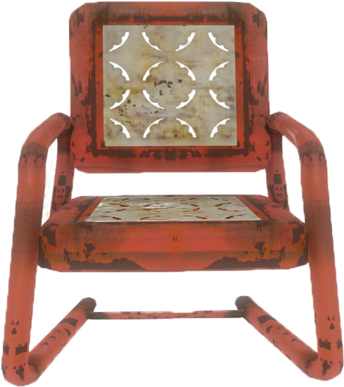 Fo4nw Patio Chair - Chair (521x574), Png Download