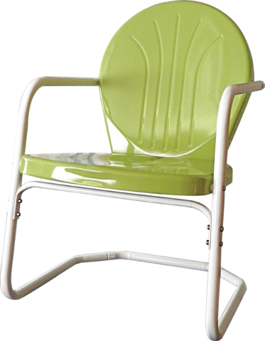 Bellaire Heavy Duty Metal Lawn Chair-11 Colors - Bellaire Chairs (373x480), Png Download