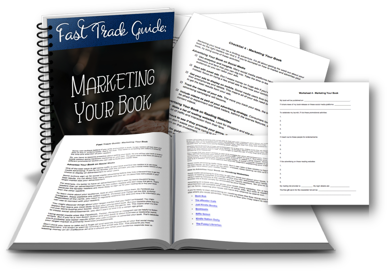 Detailed “marketing Your Book” Checklist - Brochure (1276x940), Png Download