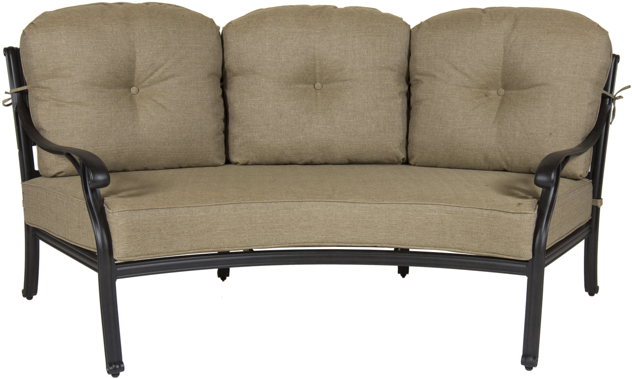 Gadson Castle Rock Crescent Patio Sofa With Cushions (1280x771), Png Download