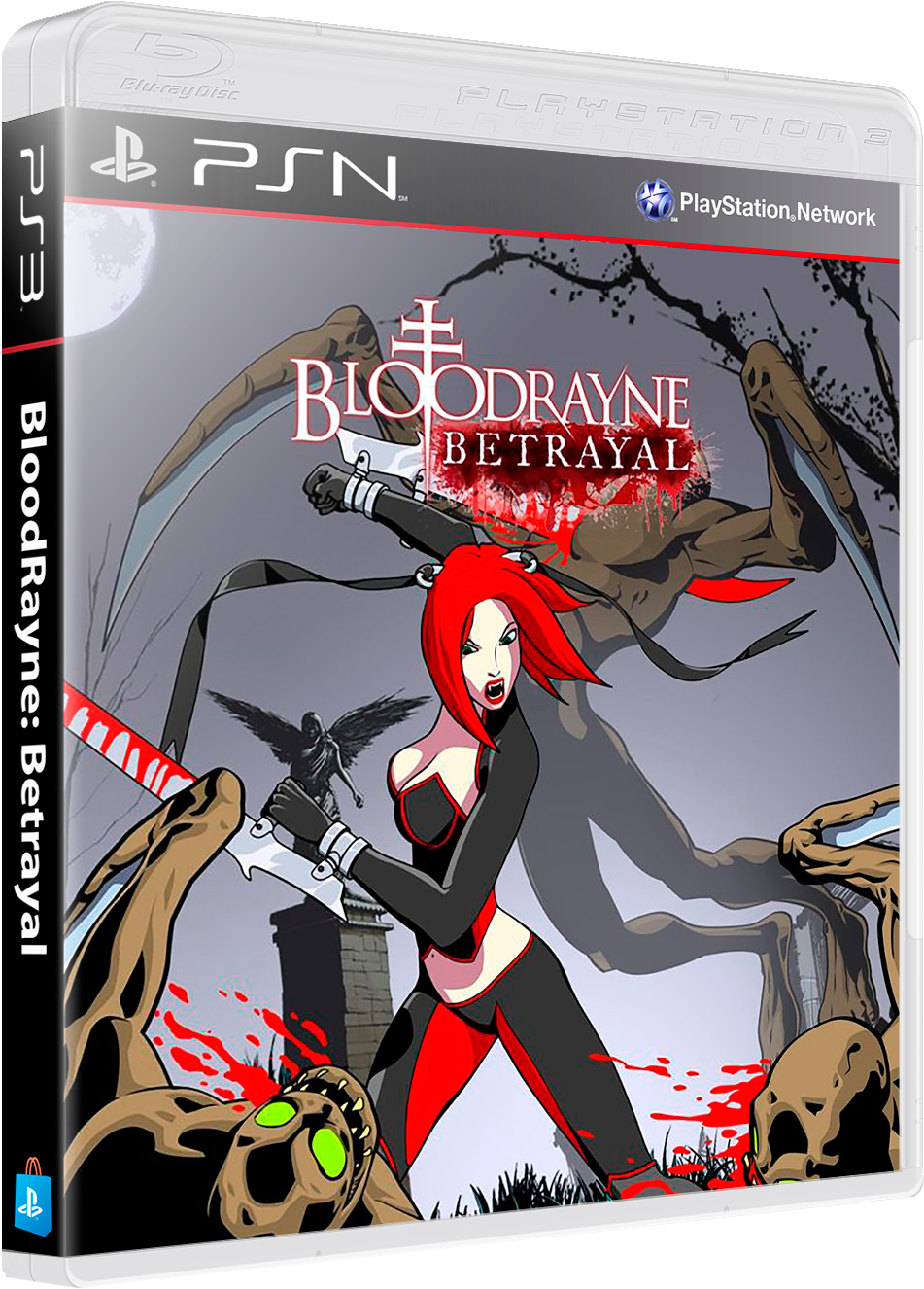 Sony Playstation 3 Psn 3d Box Pack - Bloodrayne Betrayal (984x1365), Png Download