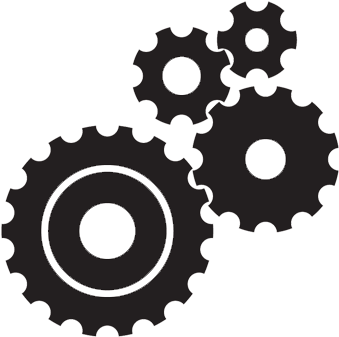 Machinery - Gears Vector (600x400), Png Download