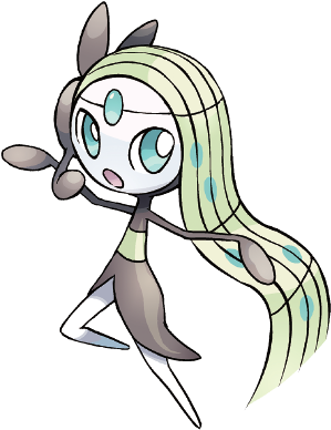 First - Mythical Pokemon Qr Codes (409x434), Png Download