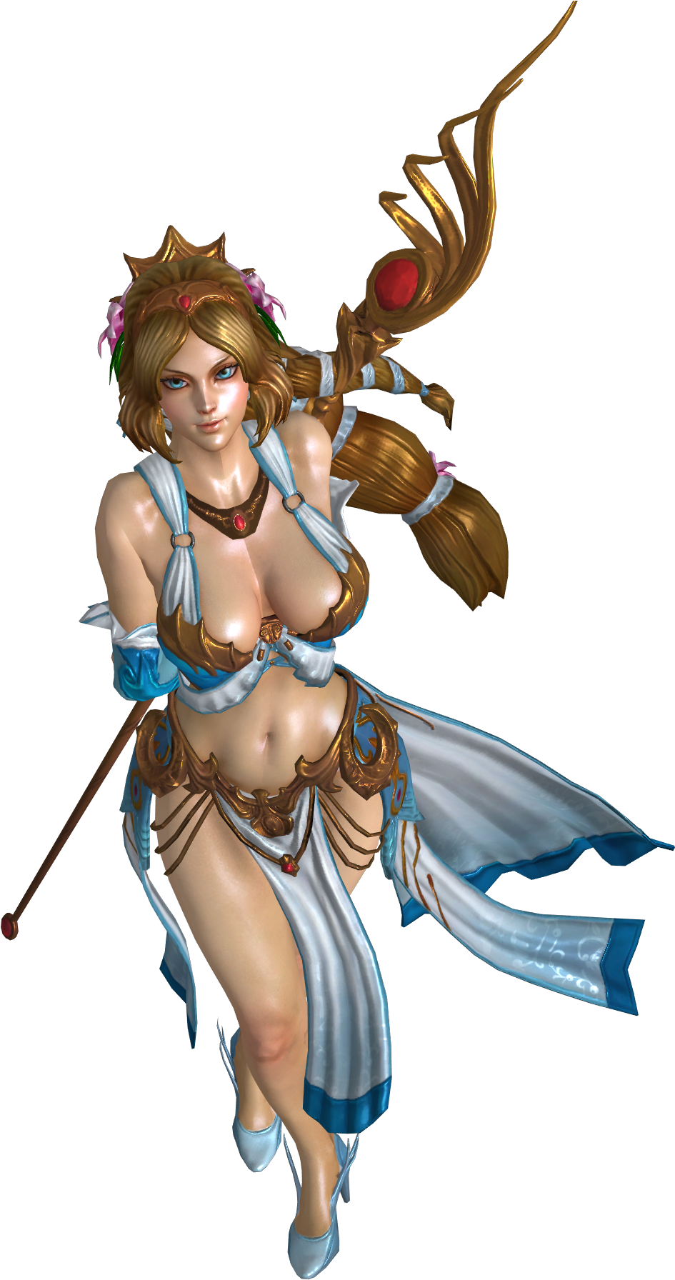 Aphrodite From Smite On Game Art Hq (1083x1791), Png Download