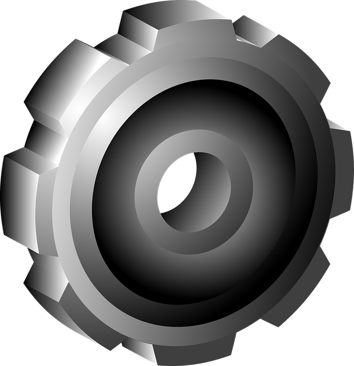 Cogwheel, Gear, Machine, Machinery, Mechanical - Portable Network Graphics (696x720), Png Download