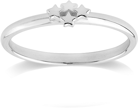 Wishing Stars Ring - Silver (1024x1024), Png Download