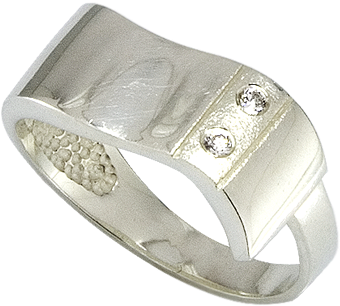 Sterling Silver Ring 'alaska' - Pre-engagement Ring (480x410), Png Download