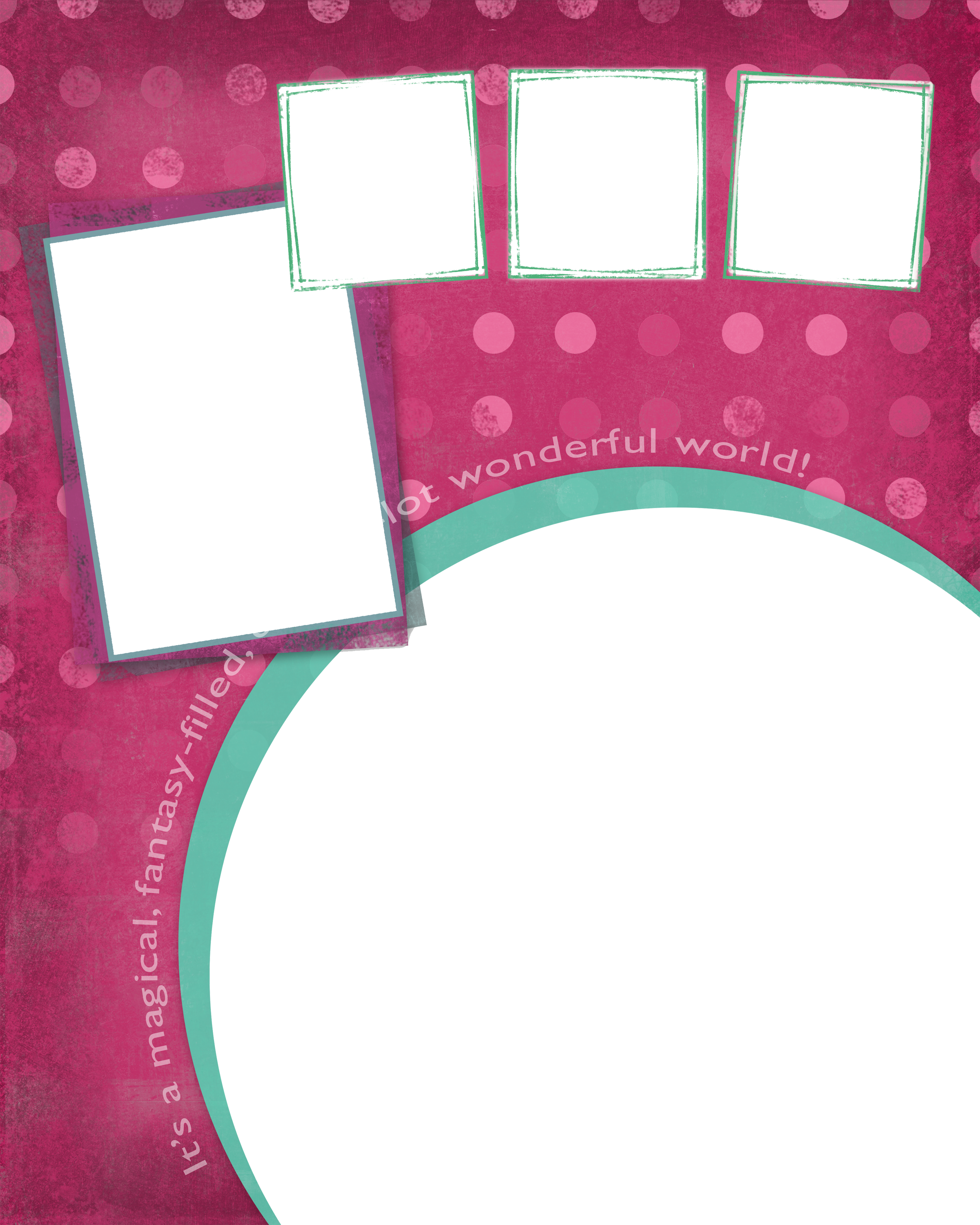 Simple Template Girl - Art Paper (2400x3000), Png Download