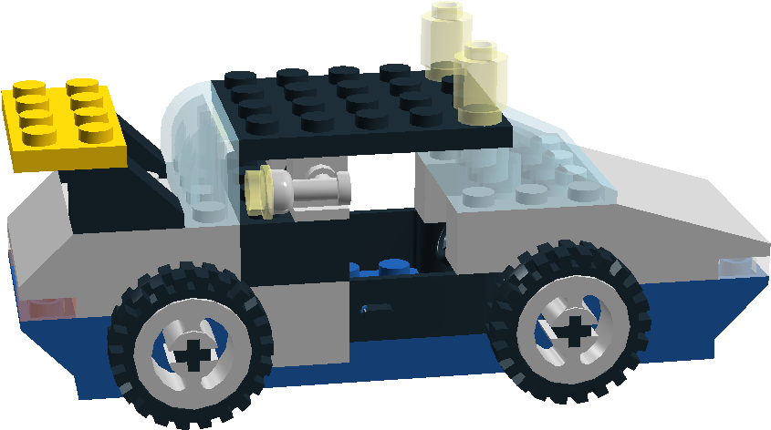 Safety Car - Lego (1296x672), Png Download