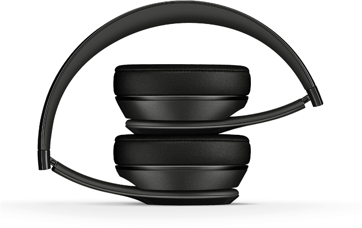 Solo2-black - Beats Solo 2 Black (709x517), Png Download