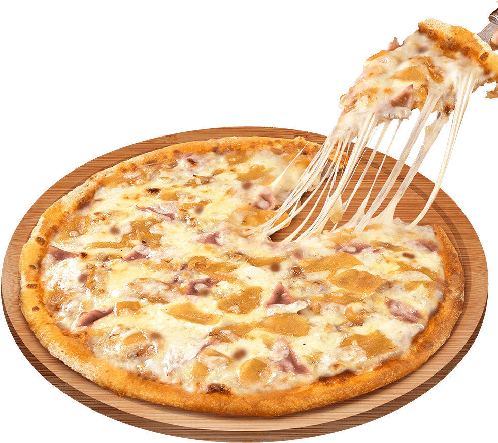 Download Transparent Pizzas Hawaiana Png - Pizza Con Gaseosa Png - PNGkit