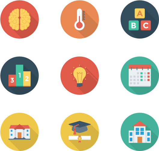 Education - Graphic Design Flat Icon (600x564), Png Download