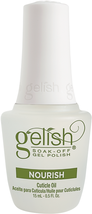 Nail Polish Png Kits - Gelish Soak-off Gel Nail Polish - Nourish Cuticle Oil (800x800), Png Download