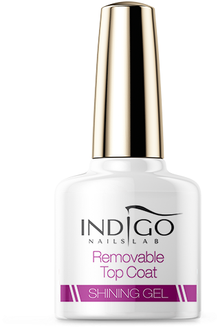 Removable Top Coat Gel Polish - Indigo Top No Wipe (600x600), Png Download